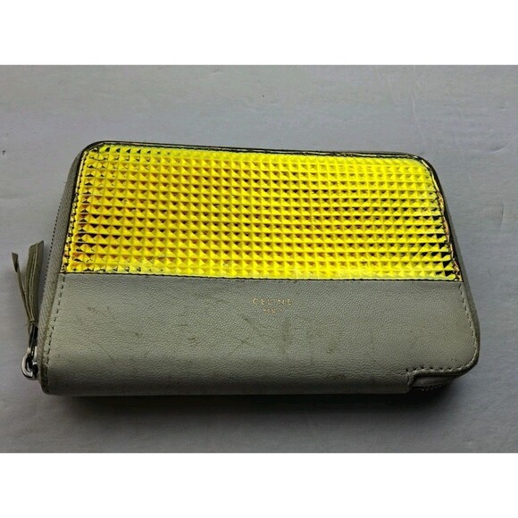 Celine Paris Zip Around Reflective Wallet - Picture 2 of 11